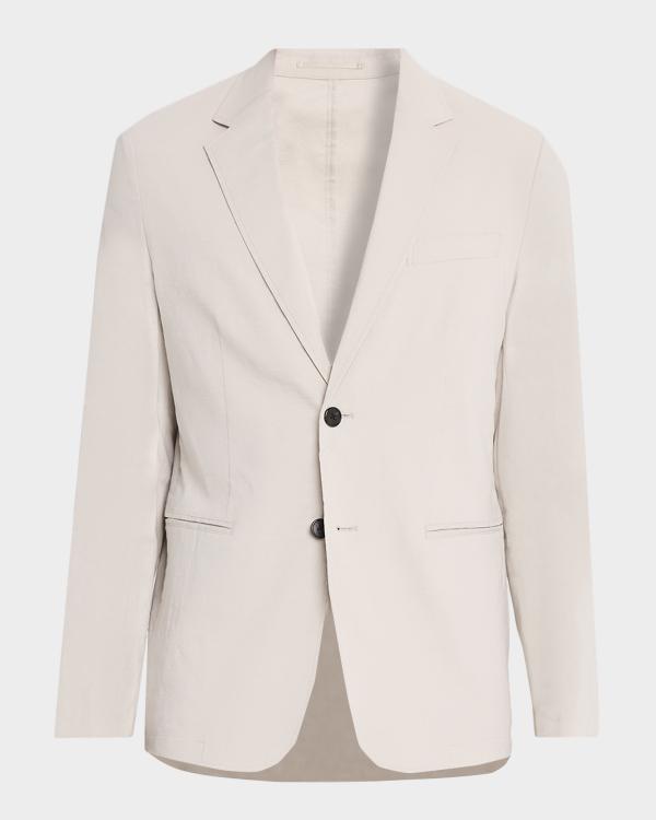 Emporio Armani Men's Cotton Textured Knit Blazer | Neiman Marcus