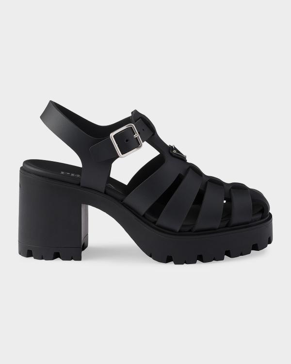 Prada Foam Rubber Chunky Sandals | Neiman Marcus display picture 1