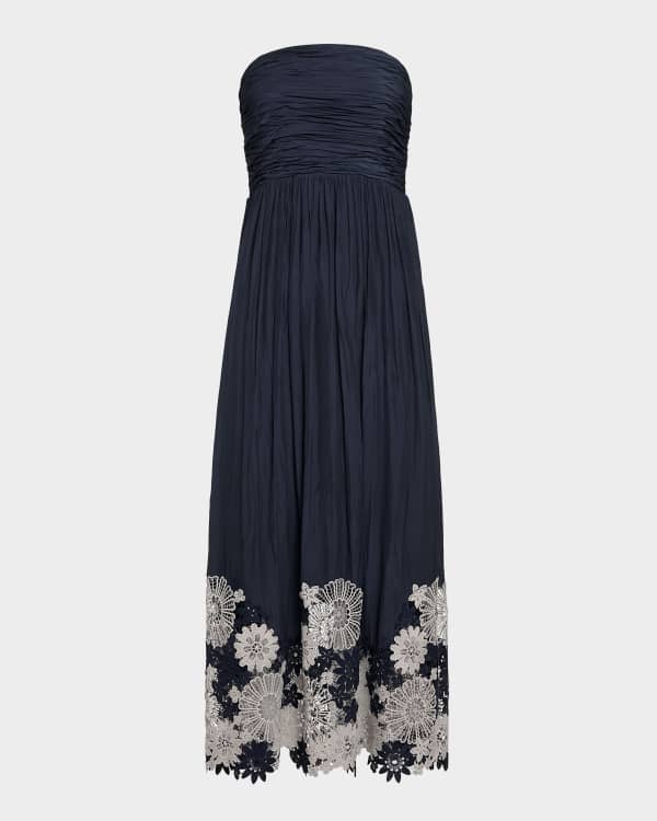 bloom strapless maxi dress Lariettea Strapless Maxi Dress