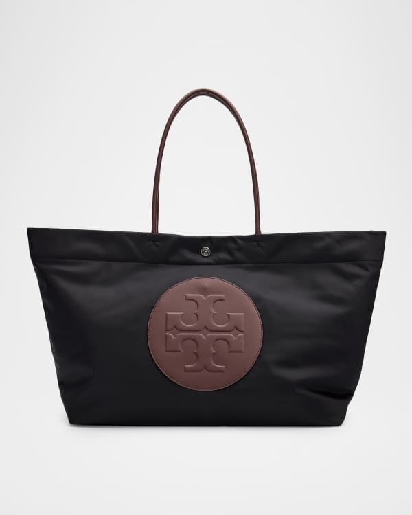 Tory Burch Lee Radziwill Small Grommet Leather Double Bag | Neiman