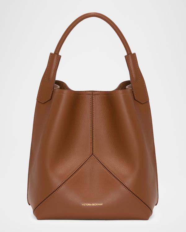Jil Sander Cannolo Leather Bucket Bag | Neiman Marcus