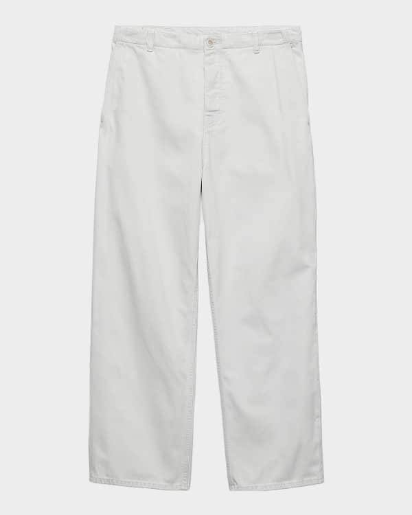 Prada Men's Five-Pocket Velvet Denim Jeans | Neiman Marcus