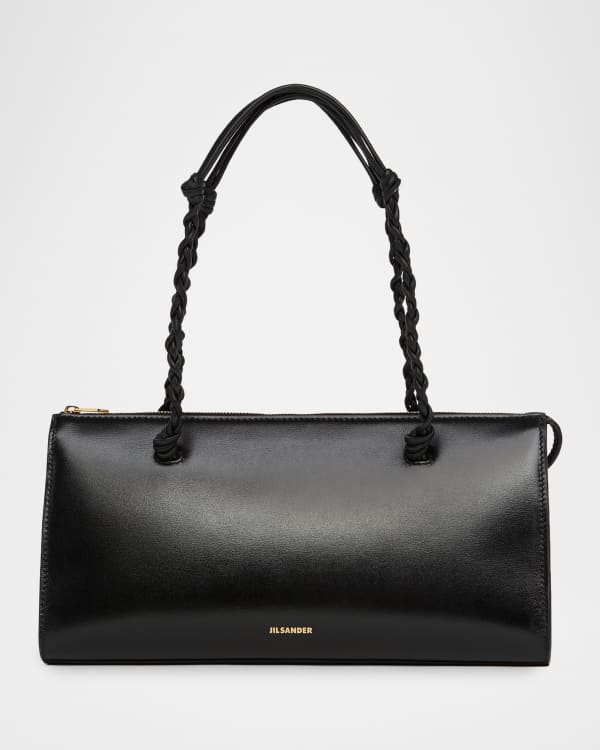 Jil Sander Goji Pillow Laminated Leather Shoulder Bag | Neiman Marcus