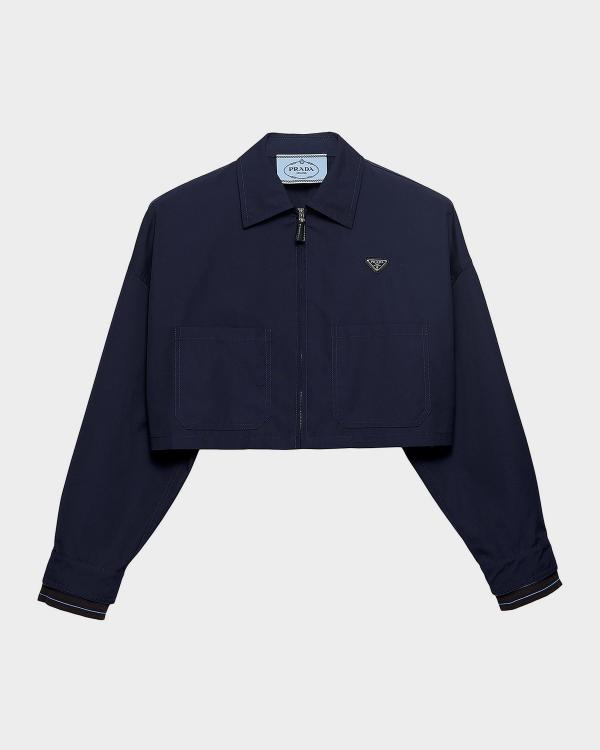 Prada Jersey Blouson Jacket | Neiman Marcus