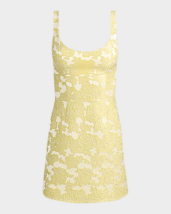 damson madder amaya scalloped mini dress Damson Madder Amaya Mini Dress