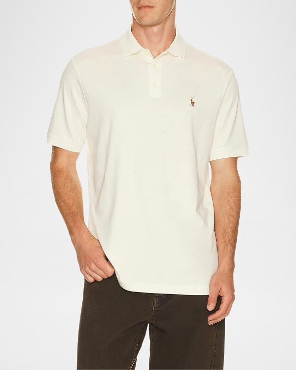 Polo Ralph Lauren Beach Printed Mesh Polo Shirt | Neiman Marcus