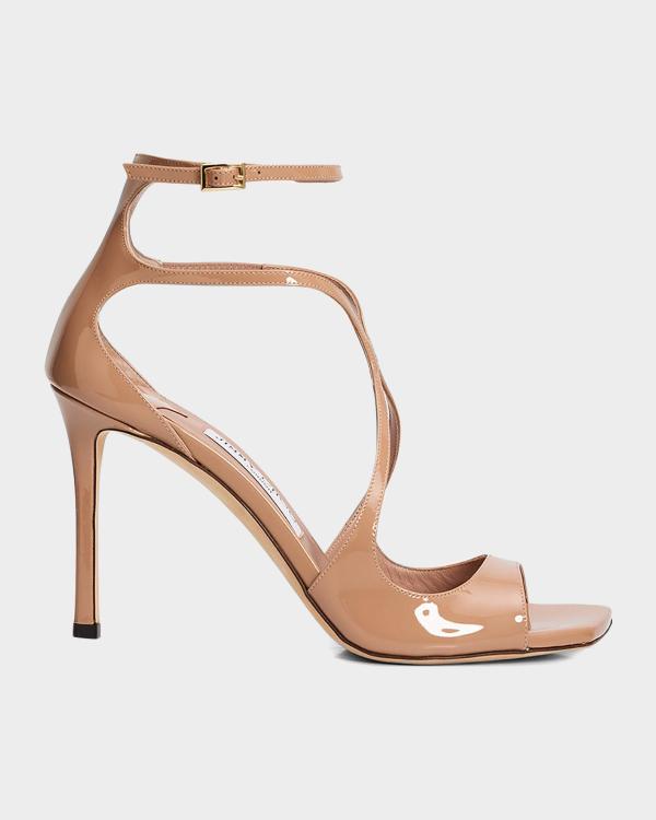 Jimmy Choo 1998 Leo Suede Ankle-Strap Sandals | Neiman Marcus