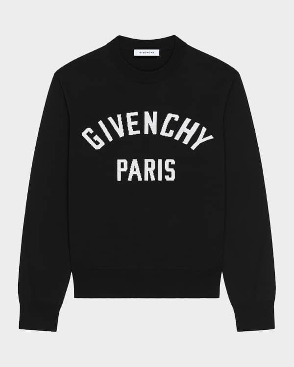 Givenchy Men's Star Embroidered 4G Logo Sweater | Neiman Marcus