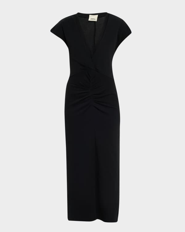 drake tiered ruffle eyelet maxi dress isabel marant ISABEL MARANT - Drake tiered cotton and silk-blend maxi dress