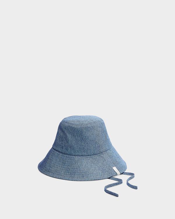 NWT Rag & Bone Addison reversible bucket hat RAG & BONE Addison reversible quilted shell and faux  main image 4
