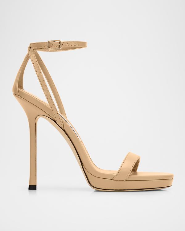 Jimmy Choo 1998 Leo Suede Ankle-Strap Sandals | Neiman Marcus