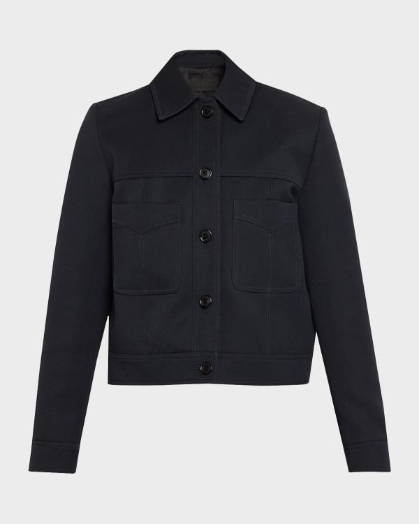 3.1 Phillip Lim Jaspé Wool Cropped Jacket | Neiman Marcus