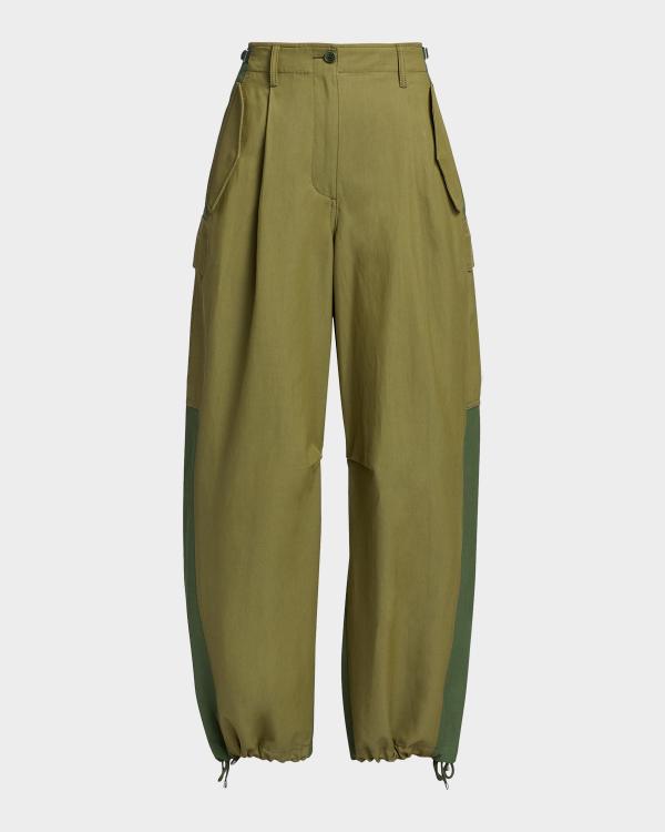 Cinq à Sept Love Camo Zola Embellished Twill Pants | Neiman Marcus