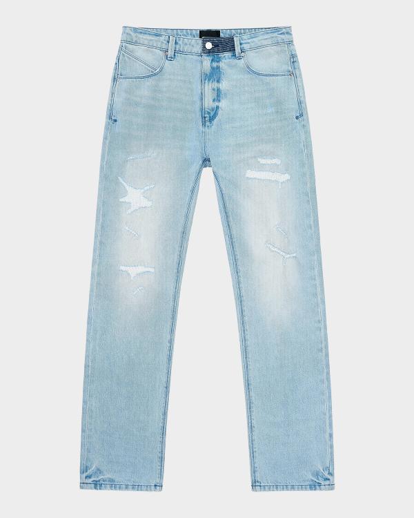 RTA Exodus Clayton Pintuck Skinny Jeans | Neiman Marcus