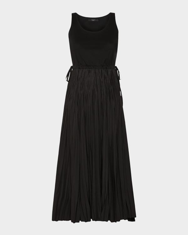 weekend max mara jersey dress Side-Tie Viscose high split hem