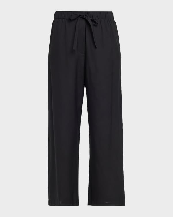 Theory Drawstring Pull-On Pants | Neiman Marcus