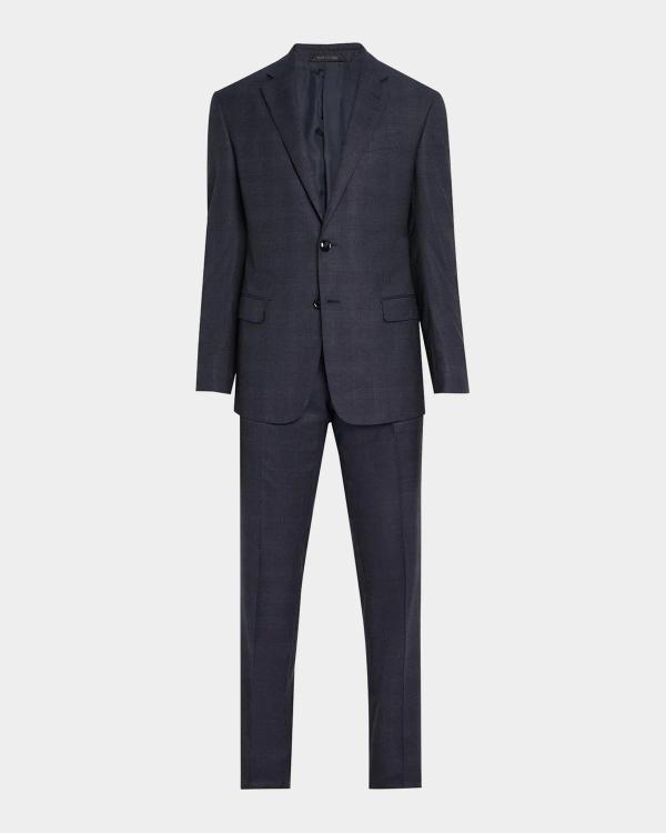 Giorgio Armani Men's Windowpane G Line Two-Piece Suit | Neiman Marcus