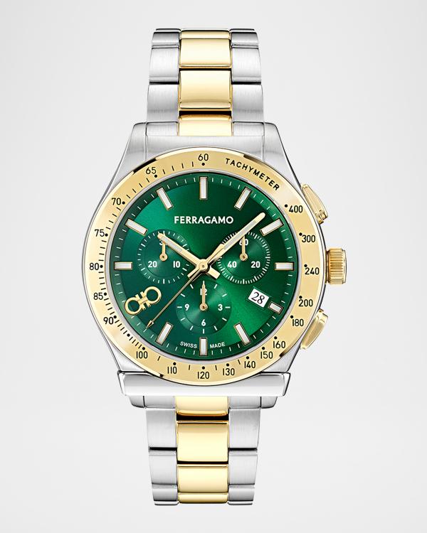 FERRAGAMO Men's 42mm Ferragamo 1927 Chrono Watch with Bracelet