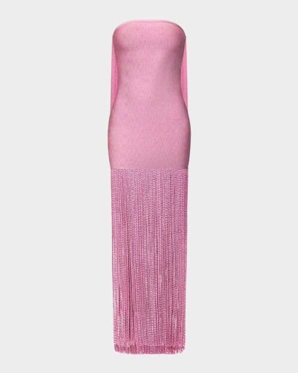 camilla draped floor length dress soft pink Pink Camilla Wear Camilla Draped Floor Length Dress In Soft Pink