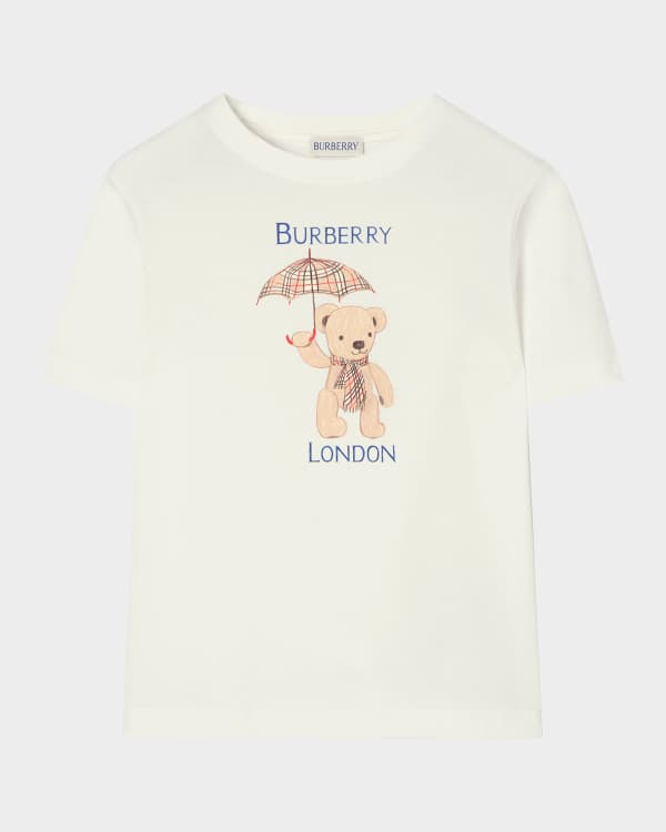 Burberry Boy's Puffer Bear Cotton T-Shirt, Size 6M-3 | Neiman Marcus