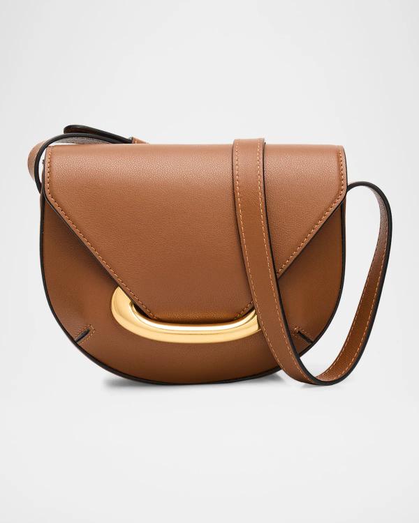 Cult Gaia Kazia Sculptural Suede Crossbody Bag | Neiman Marcus