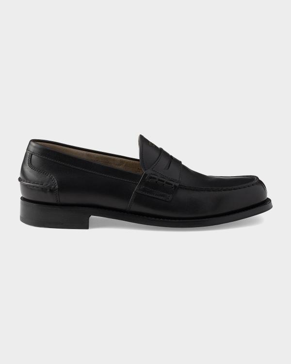 Gucci Men's Henry Leather Penny Loafers | Neiman Marcus