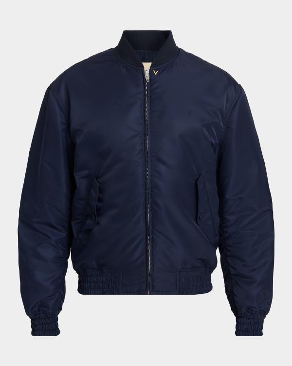 Moose Knuckles Men's Courville Bunny Bomber Jacket | Neiman Marcus