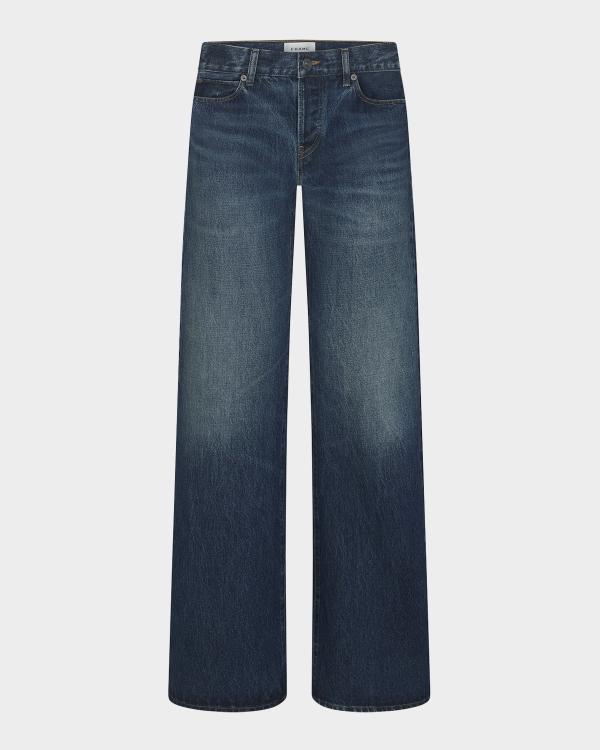 Helmut Lang Low-Rise Drop Jeans | Neiman Marcus