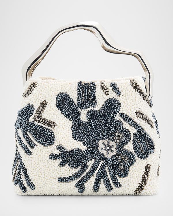 Cult Gaia Azariah Leather Coil Top-Handle Bag | Neiman Marcus