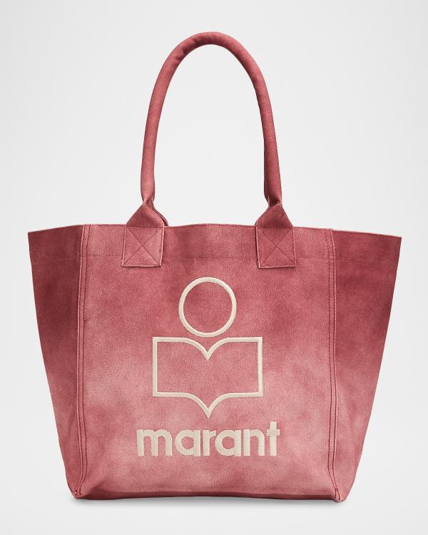 Isabel Marant Yenky Striped Cotton Canvas Tote Bag | Neiman Marcus