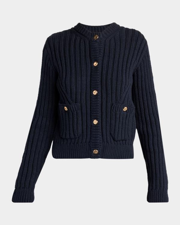 Etro Paisley Silk Inset Belted Long Cardigan | Neiman Marcus