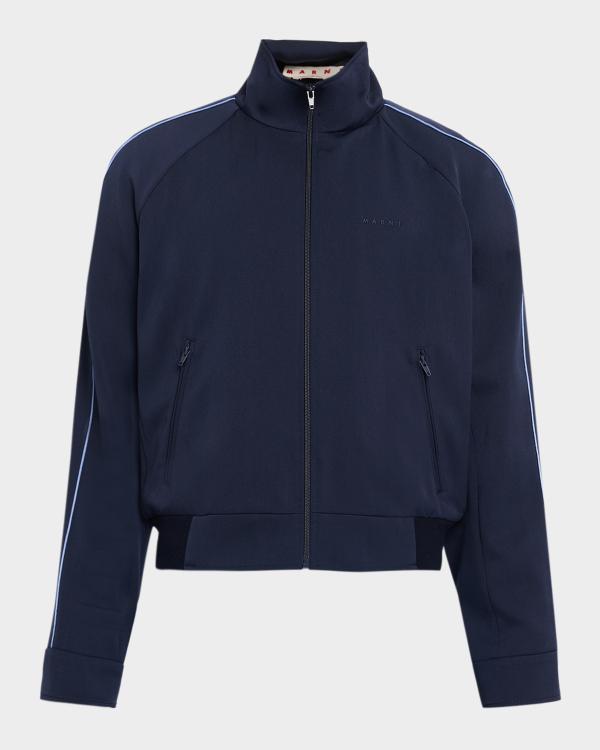 adidas x Willy Chavarria Men's Dress Twill Track Jacket | Neiman