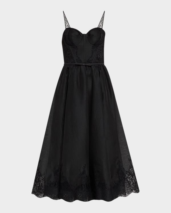 Michael Kors Collection Broderie Anglaise Bustier Mini Dress