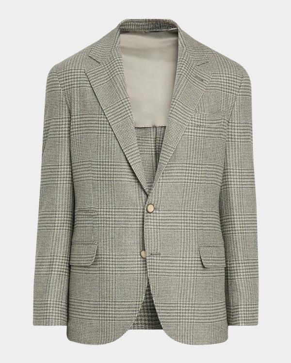 dunhill Men's Wool Tweed Donegal Single-Breasted Sport Coat