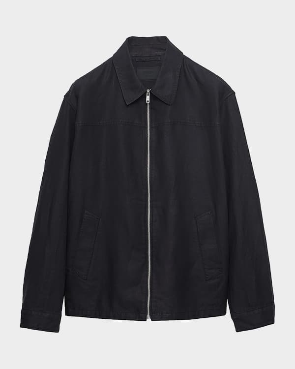 Prada Men's Archive Poplin Jacket | Neiman Marcus