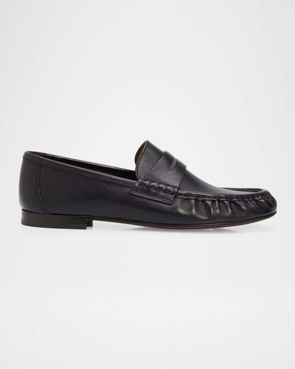 Brunello Cucinelli Monili Suede Mule Sandals | Neiman Marcus