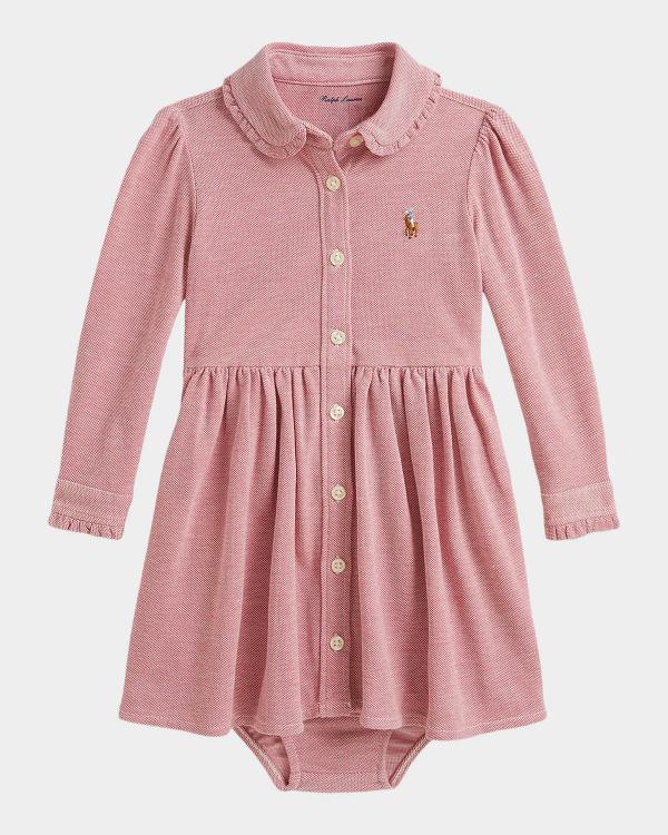 新品タグ付 Classic Oxford Belted Dress Polo Ralph Lauren Girl's Classic Oxford Belted Dress W/ Bloomers