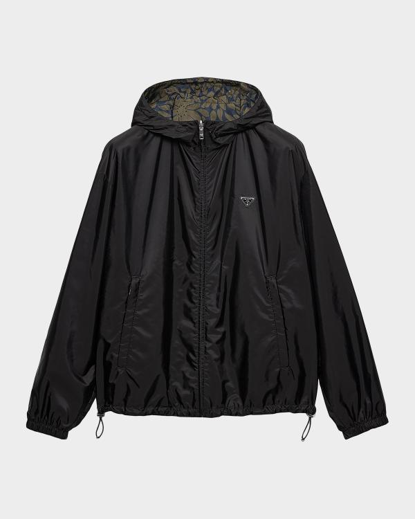 Prada Men's Zip-Front Technical Jacket | Neiman Marcus