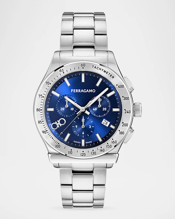 FERRAGAMO Men's 42mm Ferragamo 1927 Chrono Watch with Bracelet