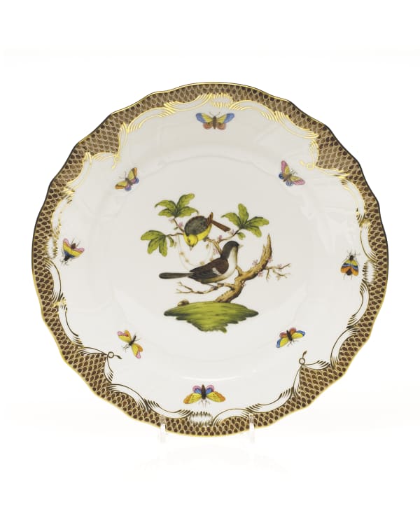 MacKenzie-Childs Thistle & Bee Dinner Plate - Ribbon