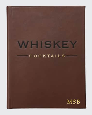 Graphic Image Whiskey Cocktails Book, Personalized
