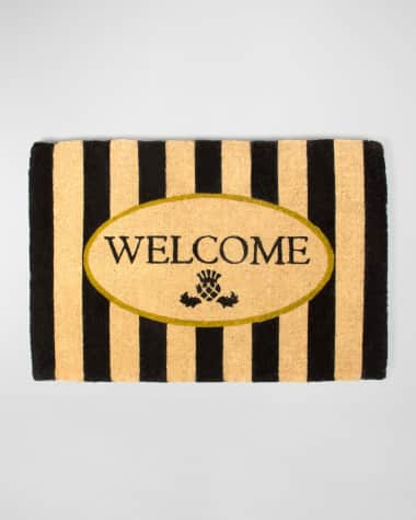 MacKenzie-Childs Awning Stripe Welcome Mat