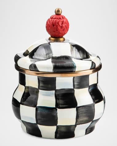 MacKenzie-Childs Courtly Check Sugar Bowl