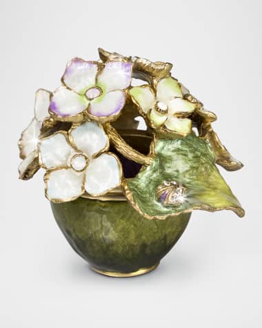 Jay Strongwater Hydrangea Box