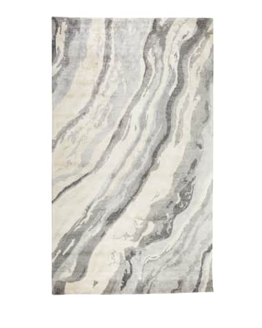 Surya Rugs Gray Marble Hand-Tufted Rug, 5' x 8'