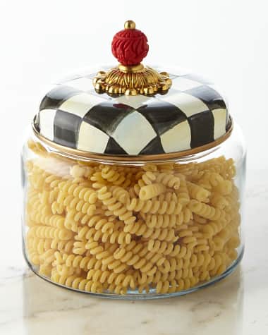 MacKenzie-Childs Small Courtly Check Canister