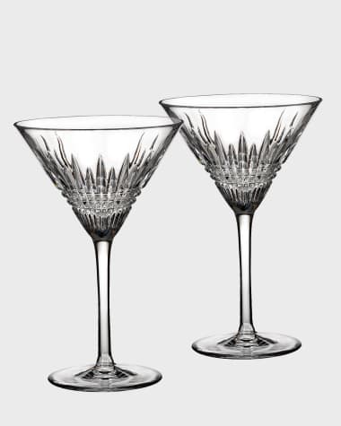 Waterford Crystal Lismore Diamond Martini Glasses, Set of 2