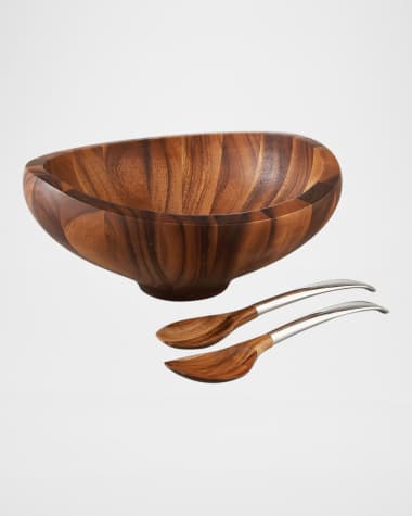 Nambe Butterfly Salad Set