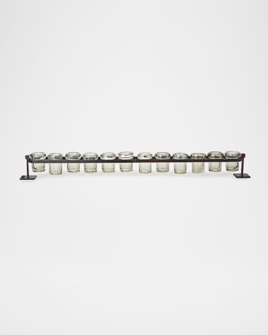 Jan Barboglio 12-Votive Firedance Railroad Votive Holder