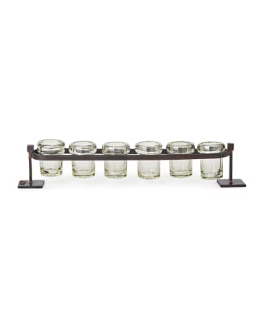 Jan Barboglio 6-Votive Firedance Railroad Votive Holder